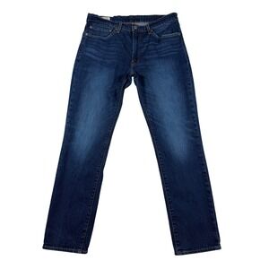 Levis Premium Lot 511 Slim Fit Jeans Dark Wash Blue Denim Big E Mens 34x30